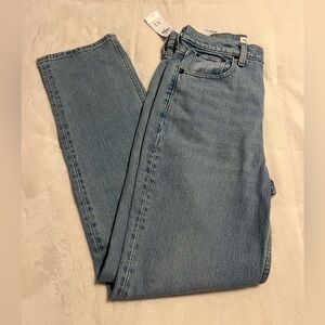 Abercrombie & Fitch Light Blue 90's Straight Ultra High-Rise Jeans